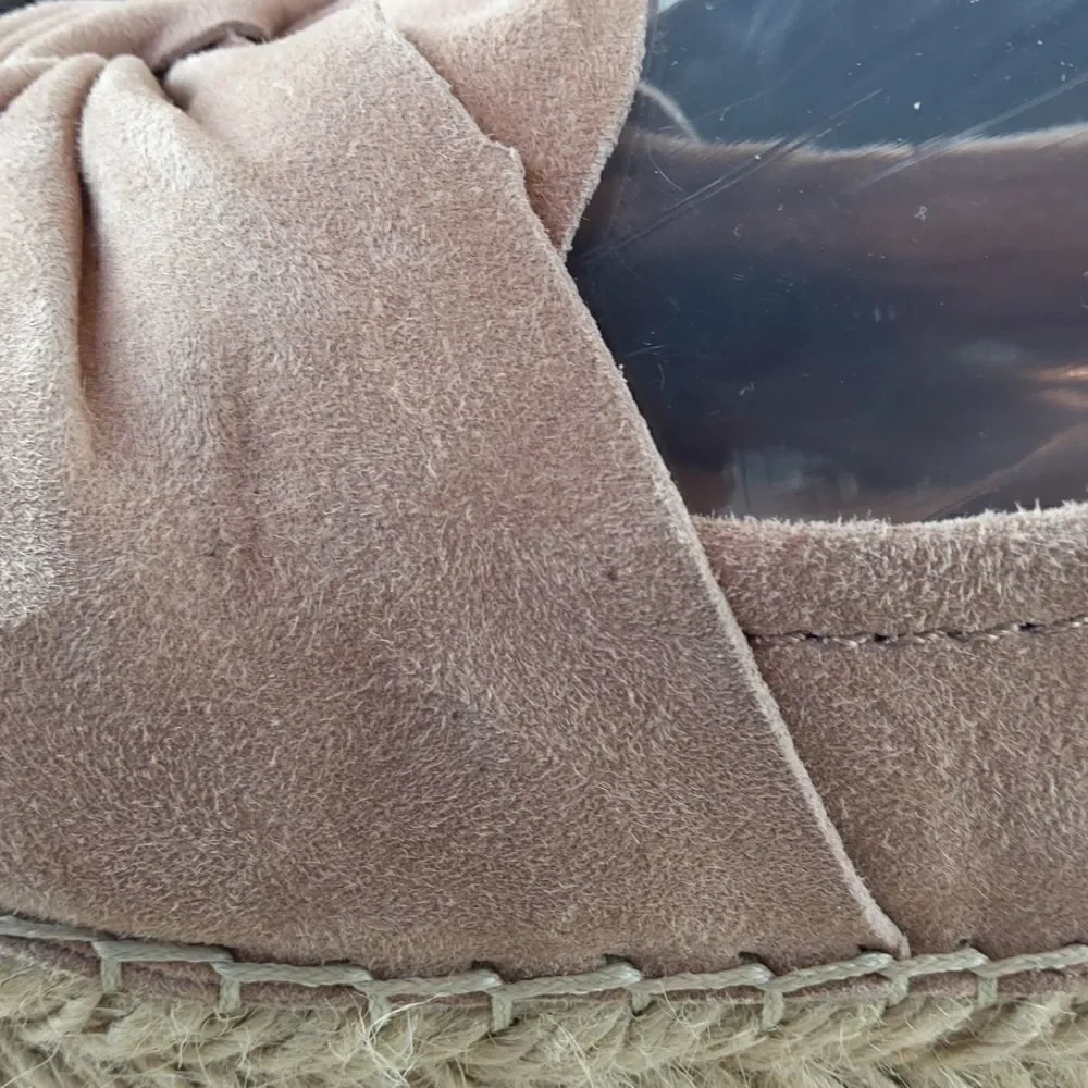 Crown Vintage pinkish/taupe Hermosa espadrilles